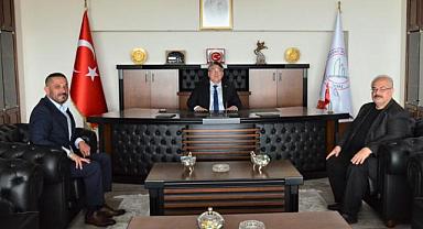 Eğitim Bir Sen Genel Sekreter Yardımcısı Çetin’den Rektör Özölçer’e Ziyaret
