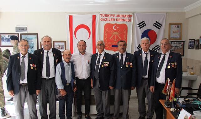 Gazi torunundan Gaziler Derneği'ne ziyaret