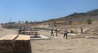 Hatay şantiyesi kuruluyor