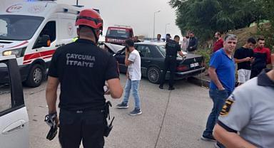 İki otomobil çarpıştı: 1 yaralı