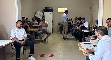 İş yerlerinde sağlığın geliştirilmesi için farkındalık çalışması yapıldı