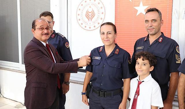 Jandarma'da 108 personel terfi aldı