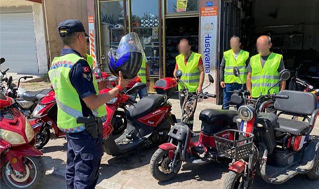 Jandarma kazaları en aza indirmek için bilgilendirdi!