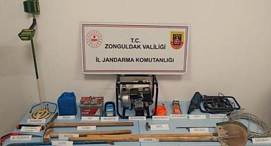 Jandarmadan kaçak kazı operasyonu