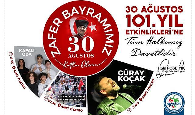 Kdz. Ereğli'de 30 Ağustos Coşkusu