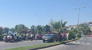 Motor kazasında 4 kişi yaralandı