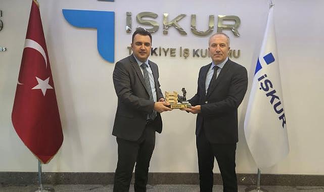 Şentürk'ten genel müdüre "Hayırlı olsun" ziyareti