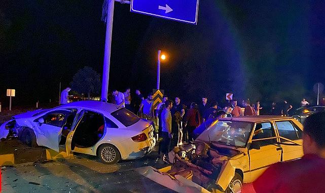 Tali yoldan dikkatsizce çıktı kazaya neden