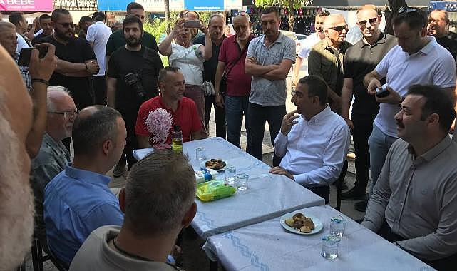 Vali Hacıbektaşoğlu, köprü altı esnafına kısa süre verdi