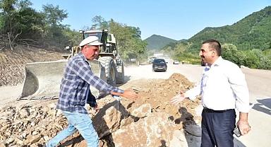 Vali Hacıbektaşoğlu selden zarar gören köyleri ziyaret etti