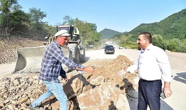 Vali Hacıbektaşoğlu selden zarar gören köyleri ziyaret etti