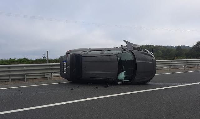 Zonguldak-Ereğli yolunda kaza; 2 yaralı