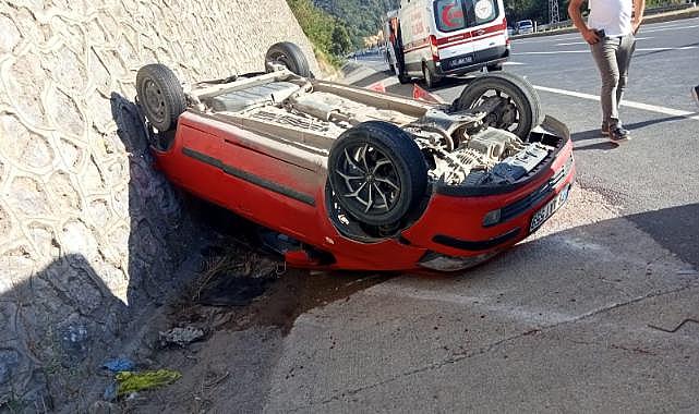 Zonguldak'ta trafik kazası: 4 yaralı