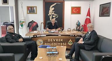 AFAD yöneticileri Başkan Bozkurt'u ziyaret etti