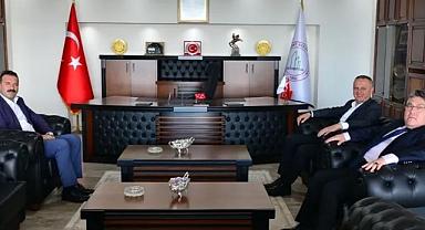 Alan ve Çağlayan’dan Rektör Özölçer’e Ziyaret