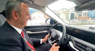 Başkan kendisini TOGG'a vatandaşı şoka soktu!