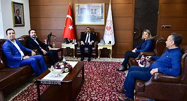Eren Enerji heyetinden Vali Hacıbektaşoğlu'na ziyaret