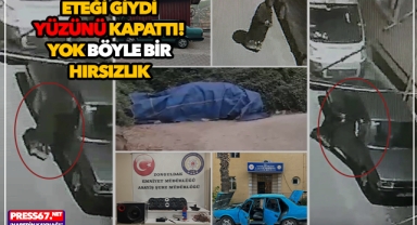 Etek Giyen Hırsız Polisten Kaçamadı