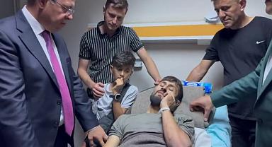 Faciadan yaralı kurtulan madenci Enerji Bakanı ile telefonda görüştü