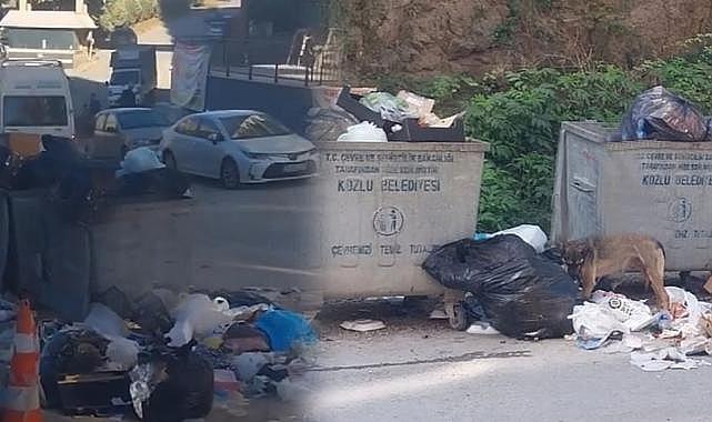 Kozlu’da çöp isyanı!