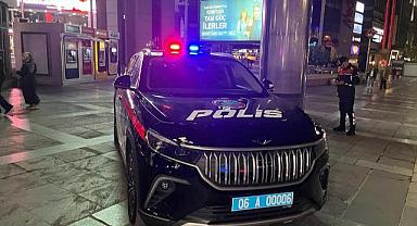 Polis aracı Togg görevde