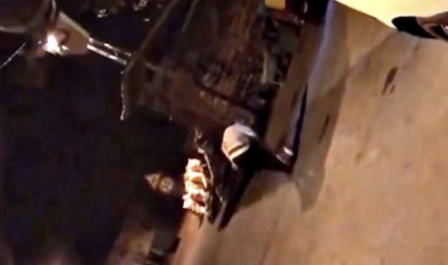 Pompalı ile vurdu,cep telefonuyla kaydetti!