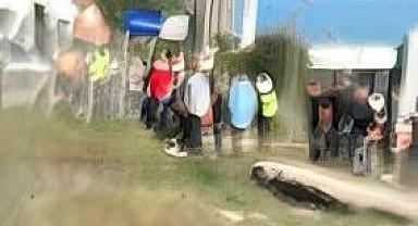 Tren hemzemin geçide giren adama çarptı