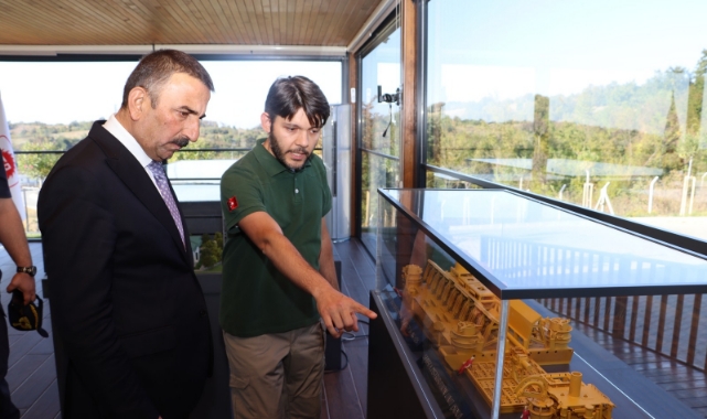 Vali Osman Hacıbektaşoğlu, Karadeniz Gazı'nın çıktığı TPAO tesislerinde!