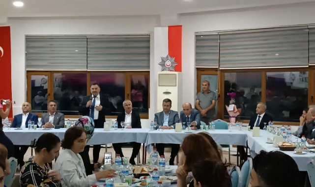 Veda yemeğinde konuştu, "Hiçbir zaman devletin malı deniz..."