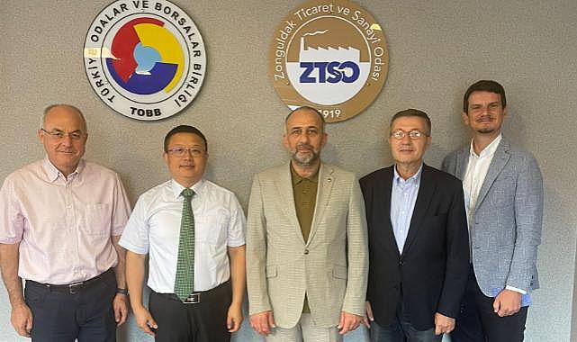 Zhou Yan Quan Zonguldak Ticaret ve Sanayi Odası’nı ziyaret etti