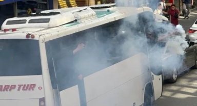 Zonguldak Kömürspor taraftarlarından coşkulu gösteri: Şehir, takım ruhuyla yandı