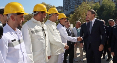 Bakan Bayraktar ve Bakan Işıkhan'ı karşıladılar
