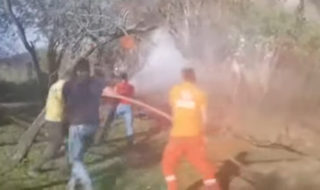 Bekçinin yaptığına bak!