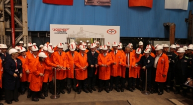 Erdemir’in Türk mühendislerinin katkılarıyla inşa ettiği ‘Zübeyde’de ilk üretim gerçekleşti