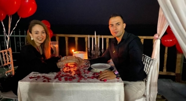 Evlilik yoluna adım attılar! Gazetecinin mutlu günü
