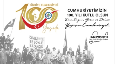 Halil Posbıyık, Cumhuriyetin 100. Yılını kutladı