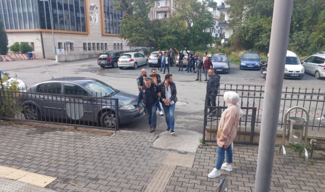 Kafes operasyonunda 5 şüpheli Ereğli Adliyesi'nde