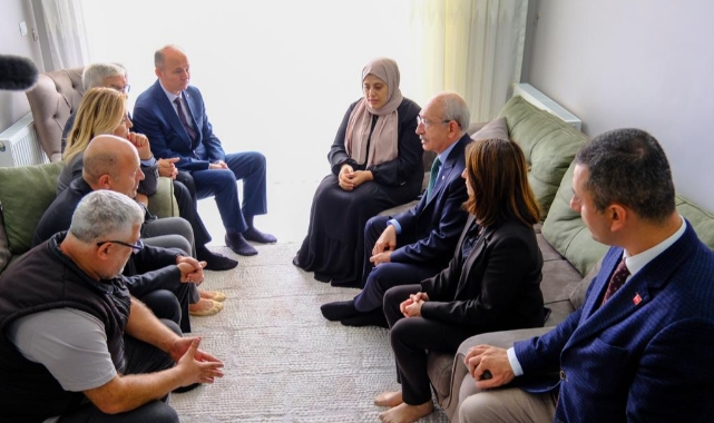 Kılıçdaroğlu Bartın&#039;da... Şehit ailelerini ziyaret etti..