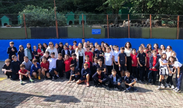 Minik kalpler sevimli dostları ziyaret etti