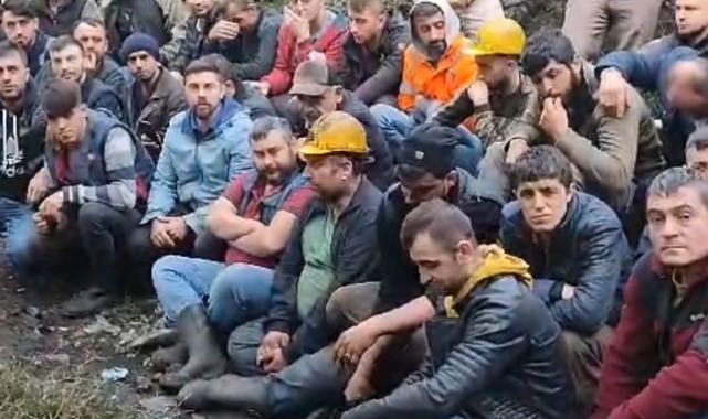 Zonguldak Kilimli&#039;de Maden İşçileri, Alacakları İçin Eylemde