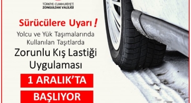 1 Aralık'ta Başlıyor: Sürücüler Dikkat!