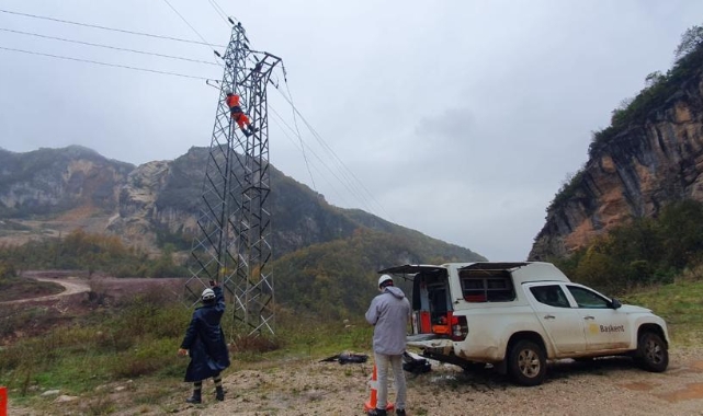 Başkent EDAŞ fırtınaya karşı tüm Batı Karadeniz’de sahada
