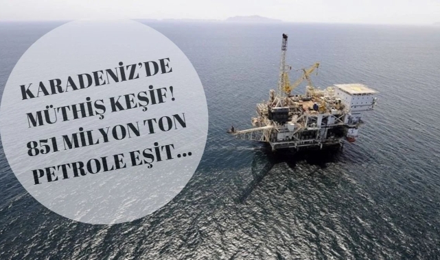 Karadeniz’e 851 milyon tonluk piyango!
