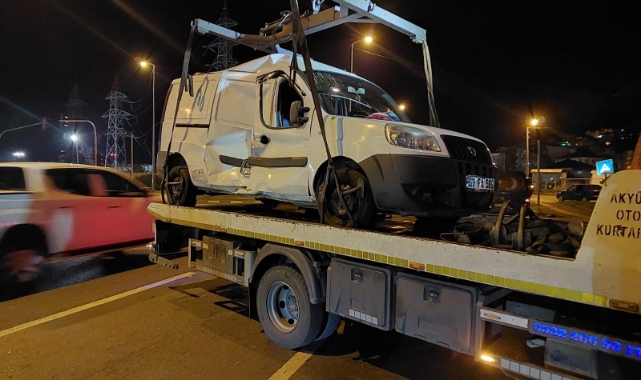 Kdz. Ereğli'de trafik kazası: 1 yaralı