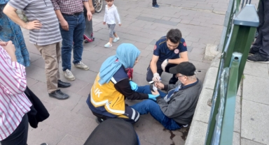 Sara nöbeti geçiren adam ekipleri alarma geçirdi