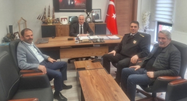 Yalınkılıç'tan Karaveli'ye nezaket ziyareti