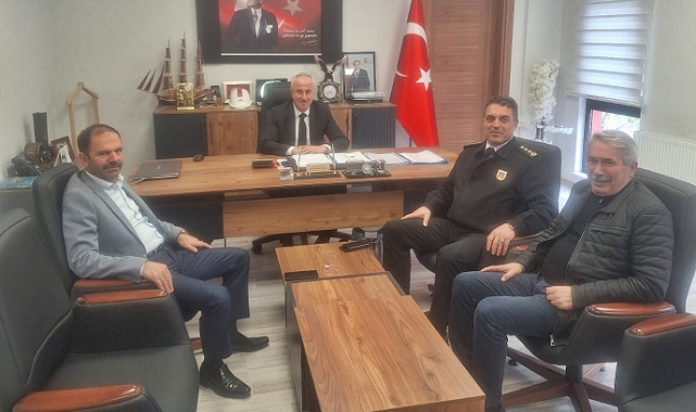 Yalınkılıç'tan Karaveli'ye nezaket ziyareti