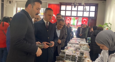 Zonguldak'ta Gazze İçin Yardım Çarşısı Açıldı