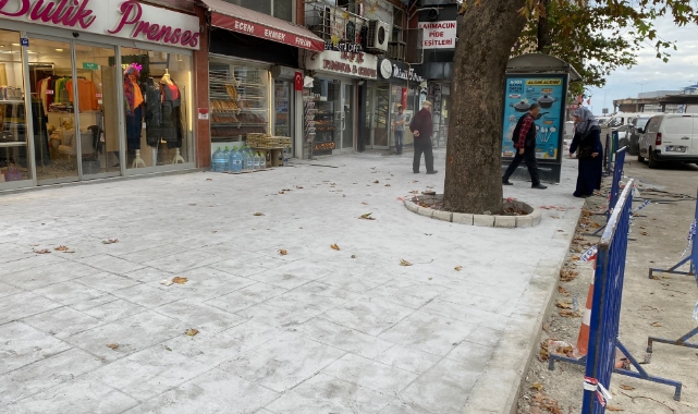 Zonguldak'ta Yenilenen Kaldırımlar Acılık Semtine Değer Katıyor