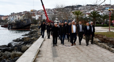 Başkan Posbıyık, Ereğli Sahilinde Çalışmaları Denetledi